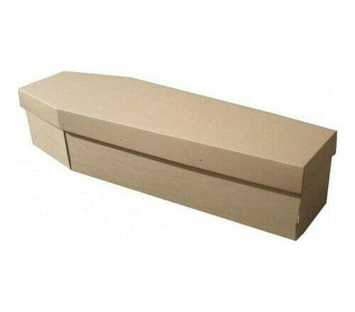 Bare di cartone per riesumazione o cremazione ecologica