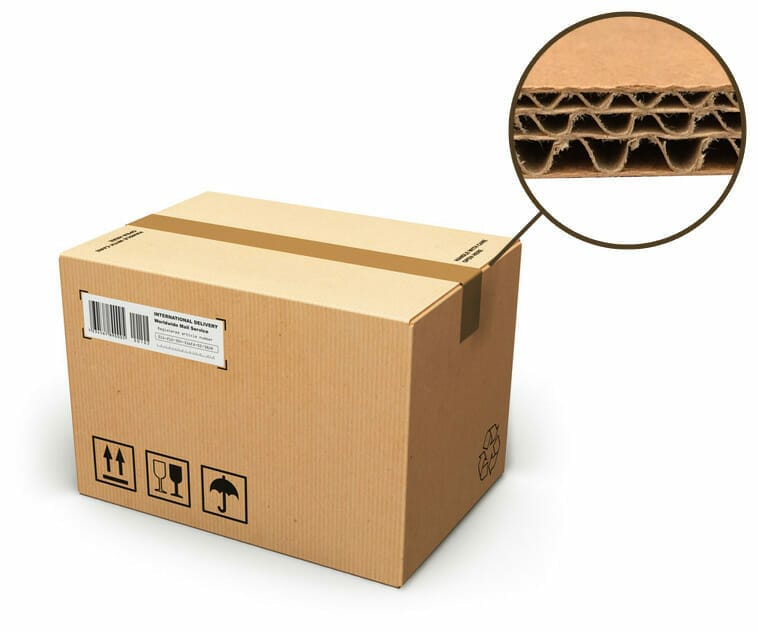 scatola cartone tre onde