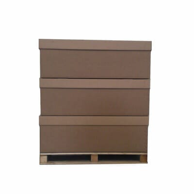 scatola cartone a piramide